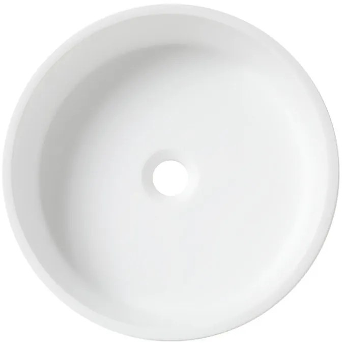 Hanex S-008 N-WHITE Νιπτήρας Μπάνιου Επικαθήμενος Ακρυλικός 350x350x115mm Λευκός