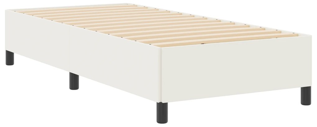 vidaXL Κρεβάτι Κρεμ 100x200 εκ Κορντούρα Υφάσματος