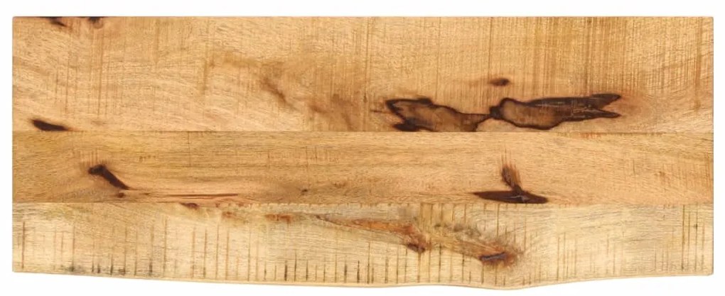 Επιφάνεια Τραπεζιού 90x30x2,5 εκ. Live Edge Μασίφ Ξύλο Μάνγκο