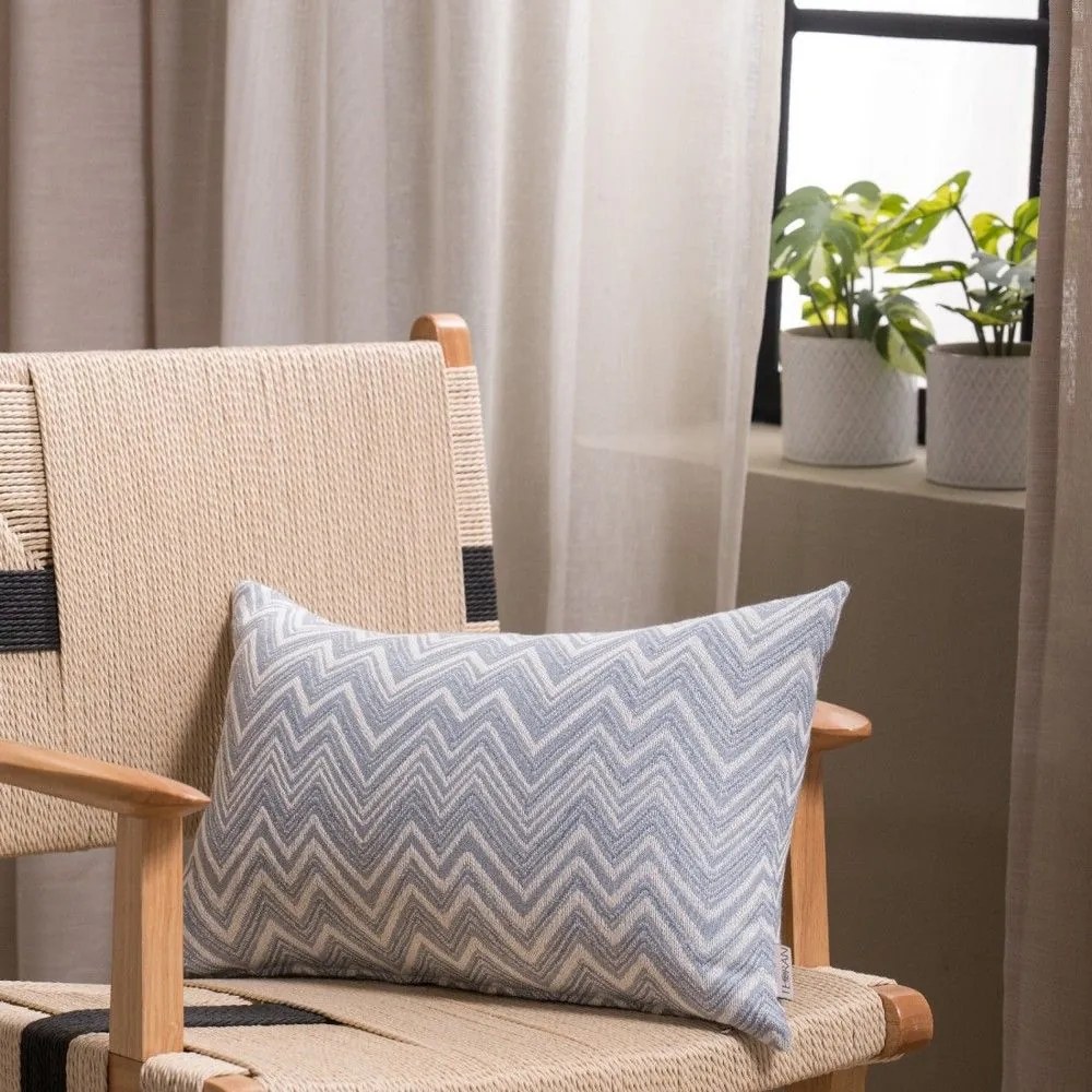 Μαξιλαροθήκη Διακοσμητική Piacenza 05 Blue Teoran 30X50 Cotton-Polyester