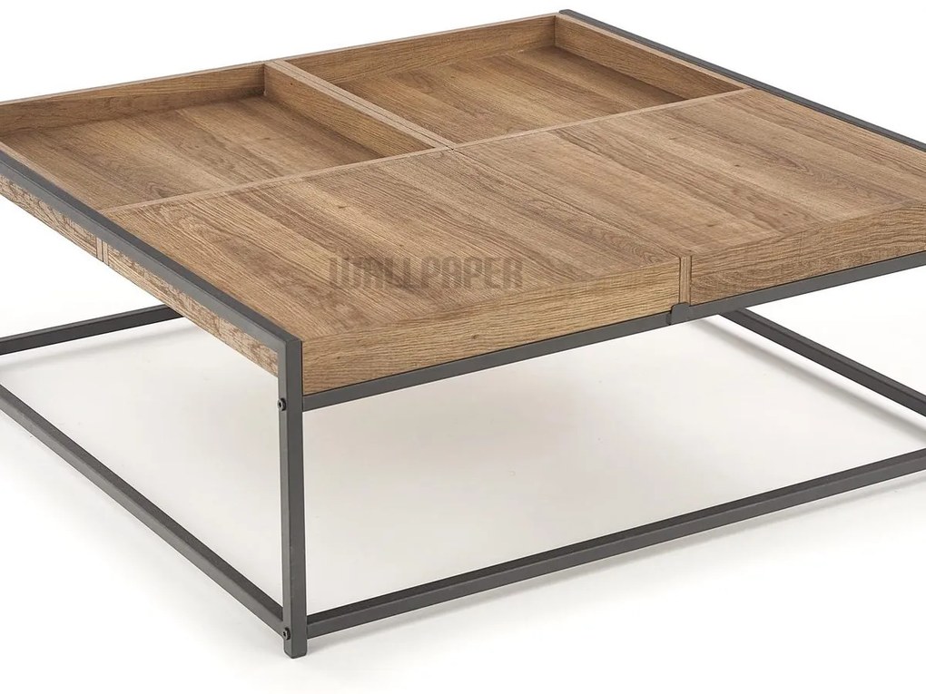 Frey Τραπεζάκι Σαλονιού Καφέ 84x80x30