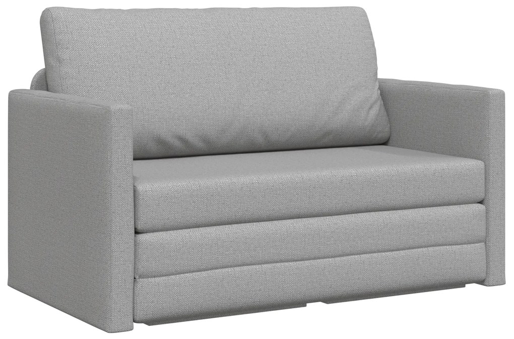 vidaXL Καναπές Κρεβάτι 2 σε 1 Ανοιχτό Γκρι 124x71x78 cm Ύφασμα