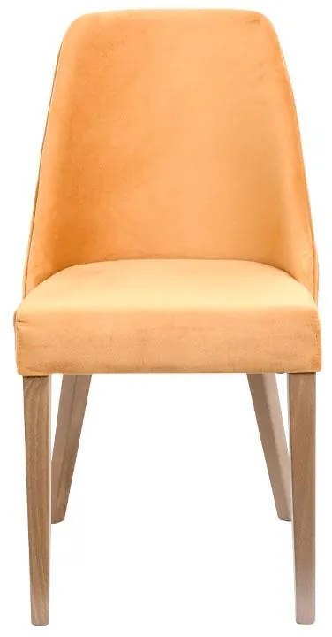 Καρέκλα Τραπεζαρίας T-3 LUX Fylliana Κίτρινο με Grey Oak πόδια 45x50x90εκ. 2αδα 45x50x90 εκ.