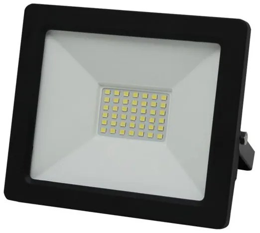 Adeleq Προβολέας LED-SMD 30W 230V Μπλε IP65 Με 50cm Καλώδιο Μαύρος 3-3930114