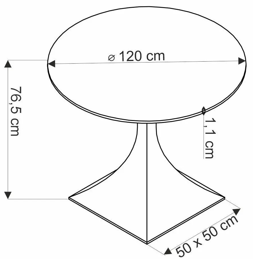 Manollo Τραπεζι Μαυρο