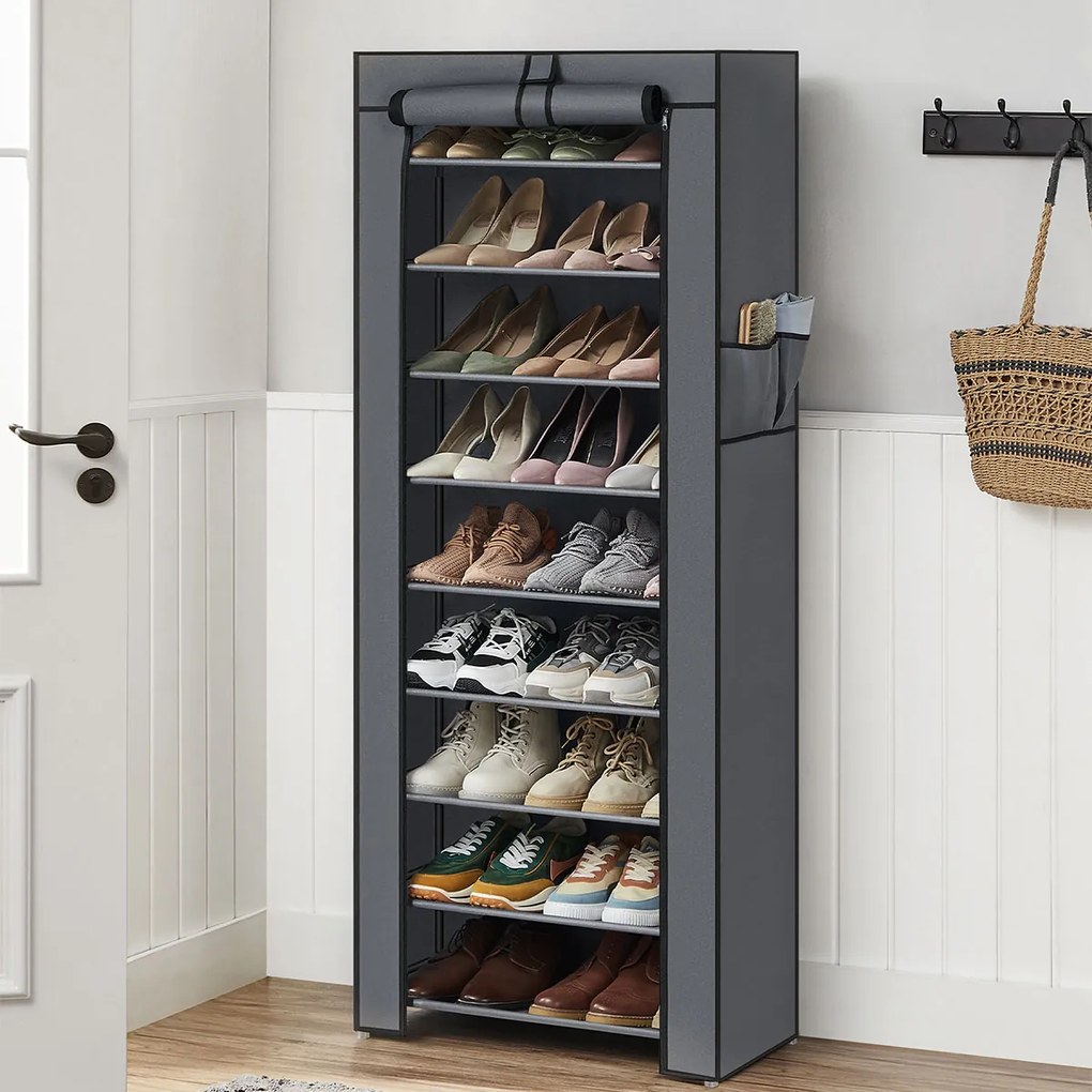 Παπουτσοθήκη 27 Θέσεων Υφασμάτινη (58x28x160) Songmics RXJ10G01