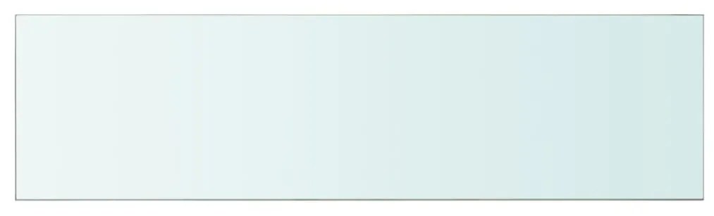 Ράφια Πάνελ 2 τεμ. Διάφανα 110 x 30 εκ. Γυάλινα - Διαφανές