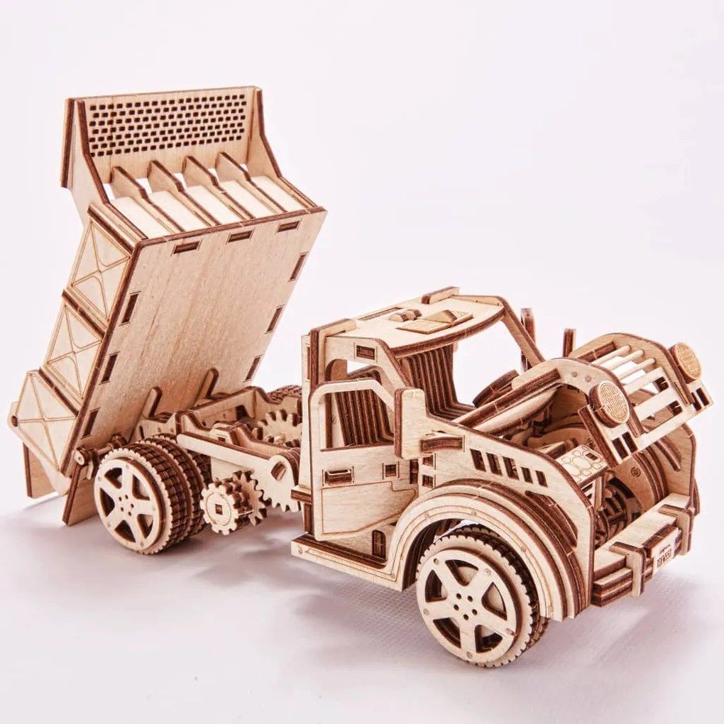 Wood Trick 425877  Wooden Scale Model Kit Truck