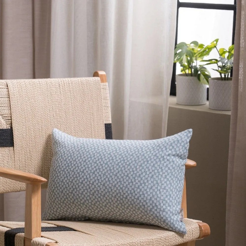 Μαξιλαροθήκη Διακοσμητική Pesaro 05 Blue Teoran 30X50 Cotton-Polyester