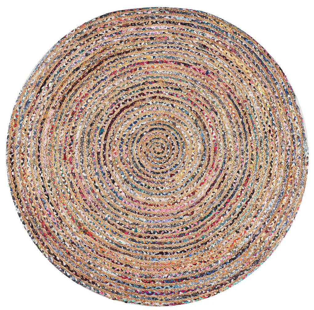 Στρογγυλό Χαλί All Season (Φ100) Pol Rugs &amp; Mats Jute Chindi