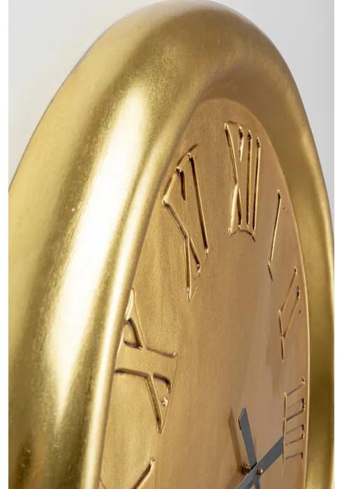 Ρολόι Τοίχου Drop Χρυσό 92x127εκ. 91.5x44691x126.5εκ - Χρυσό