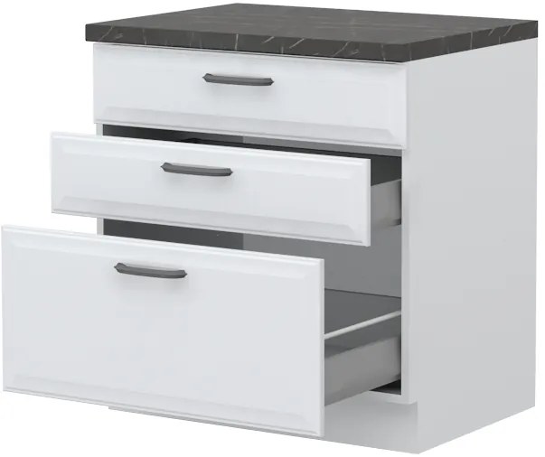Επιδαπέδιο ντουλάπι Evora R80-3M BOX - 80.00Χ60.00Χ88.00cm