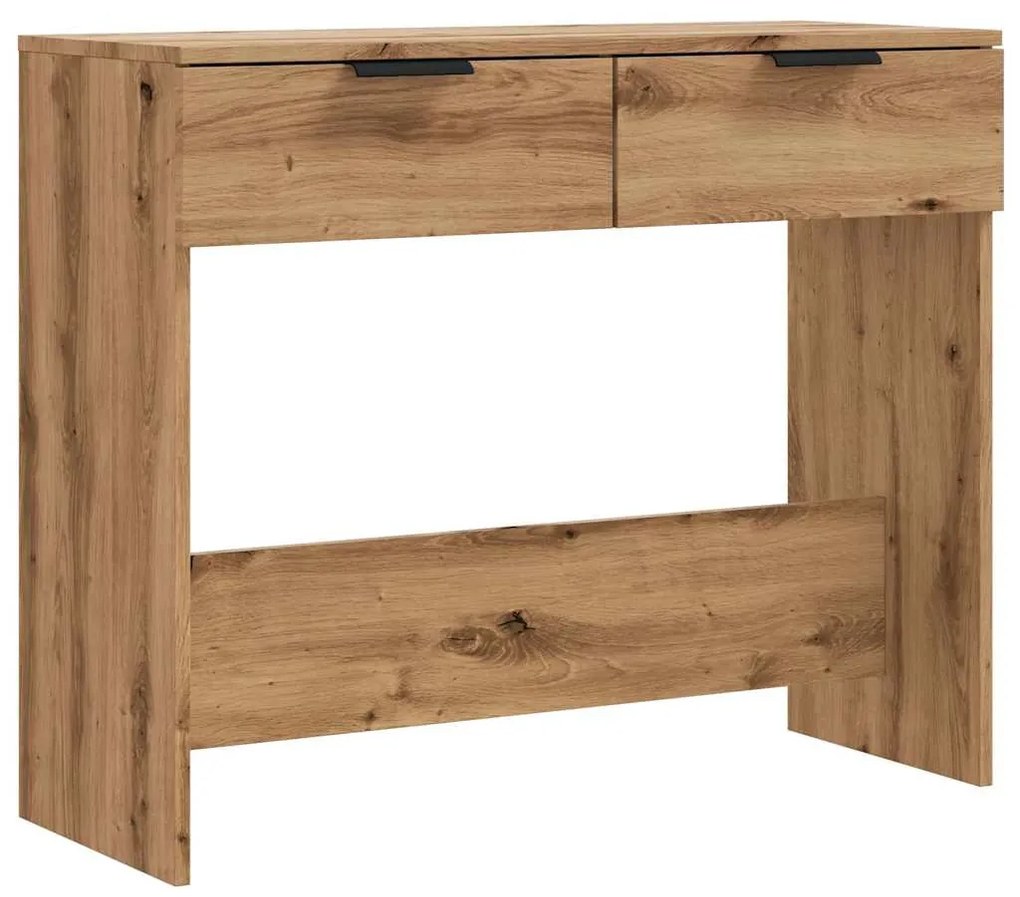 Τραπέζι κονσόλας Artisan Oak 90x36x75 cm Κατασκευασμένο ξύλο - Καφέ