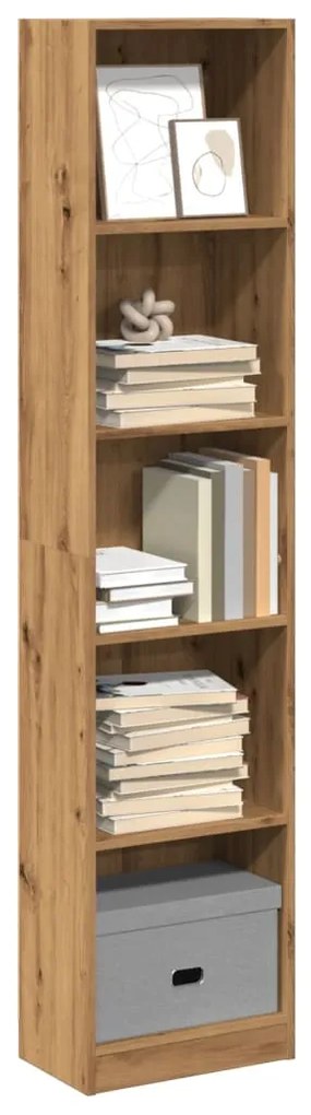 Βιβλιοθήκη από Τεχνητό Δρυ 40 x 24 x 176 εκ. από Τεχνητό Ξύλο