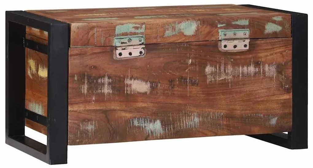 vidaXL Κουτιά Αποθήκευσης Καφέ 60 x 30 x 30 cm Μασίφ ανακυκλωμένο ξύλο