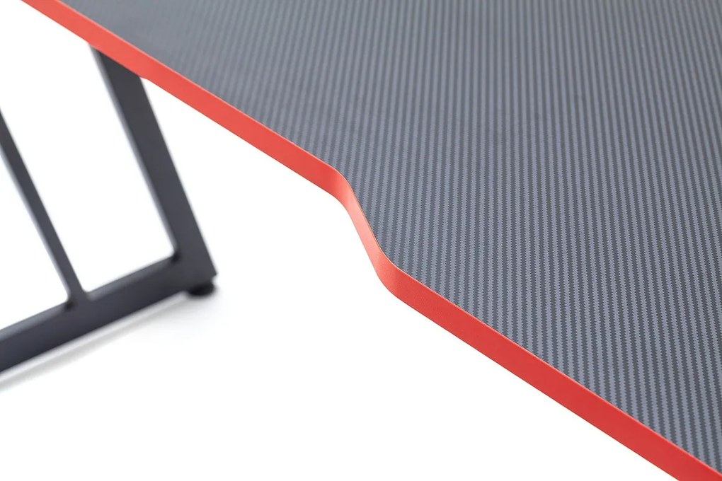 Γραφείο Gaming Μαύρο Εφέ Carbon 120x75x60