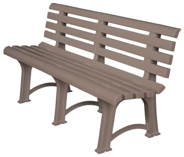 ATENA Παγκάκι Κήπου-Βεράντας, PP Tortora  150x73x51cm Ε368,4