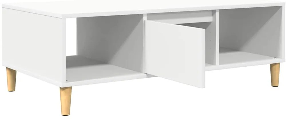 vidaXL Τραπεζάκι σαλονιού Λευκό 102 x 55 x 35 εκ Επεξεργασμένο ξύλο