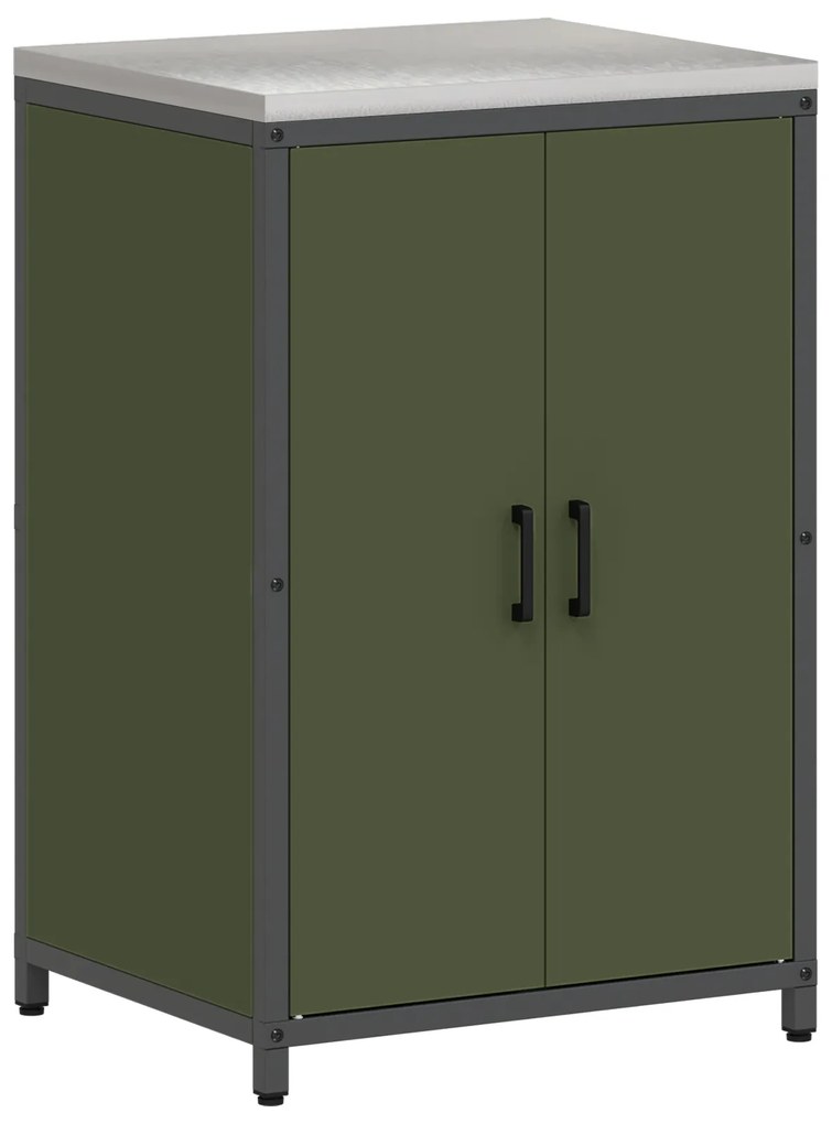 vidaXL Σετ Αποθήκευσης Κουζίνας 2 pcs Ελιά Πράσινη 150 x 50 x 92 εκ.