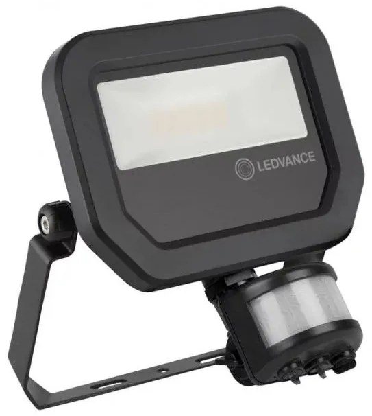 Προβολέας με Αισθητήρα Φωτός FLOODLIGHT SENSOR SYM 100 LED 10W IP65 3000K LEDVANCE 4058075460836 Μαύρο