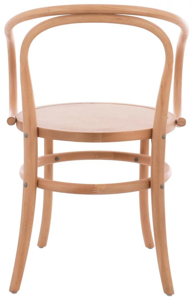 Καρέκλα-Πολυθρόνα JANELLE Ξύλινη Οξιά Φυσικό 56x52x82Υεκ. 56x52x82 εκ.
