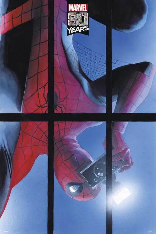 Αφίσα Spiderman - 80 Years, (61 x 91.5 cm)