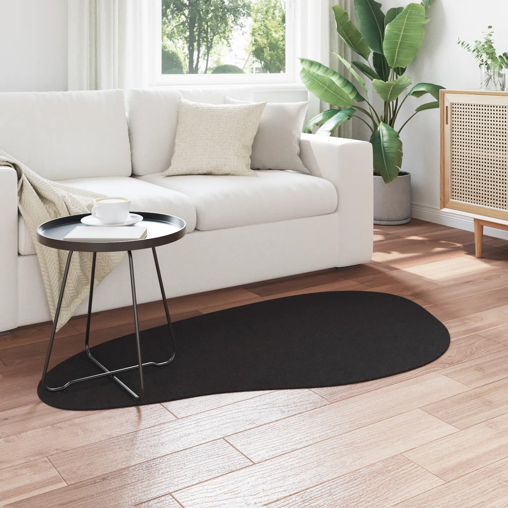 vidaXL Χαλί Μαύρο 80 x 150 cm Πολυεστέρας