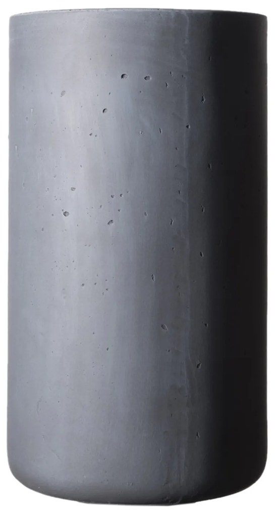 Supergreens Γλάστρα Πήλινη Κύλινδρος Rocky Γκρι L 42x42x70 εκ. - C-9050-8
