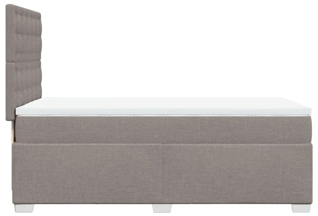 ΚΡΕΒΑΤΙ BOXSPRING ΜΕ ΣΤΡΩΜΑ TAUPE 80X200 ΕΚ. ΥΦΑΣΜΑΤΙΝΟ 3292633