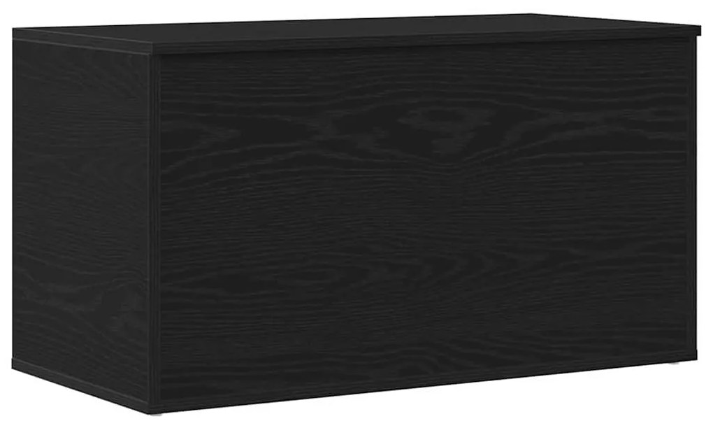 vidaXL Κουτί αποθήκευσης Μαύρη δρυς 84 x 42 x 46 cm Επεξεργασμένο ξύλο
