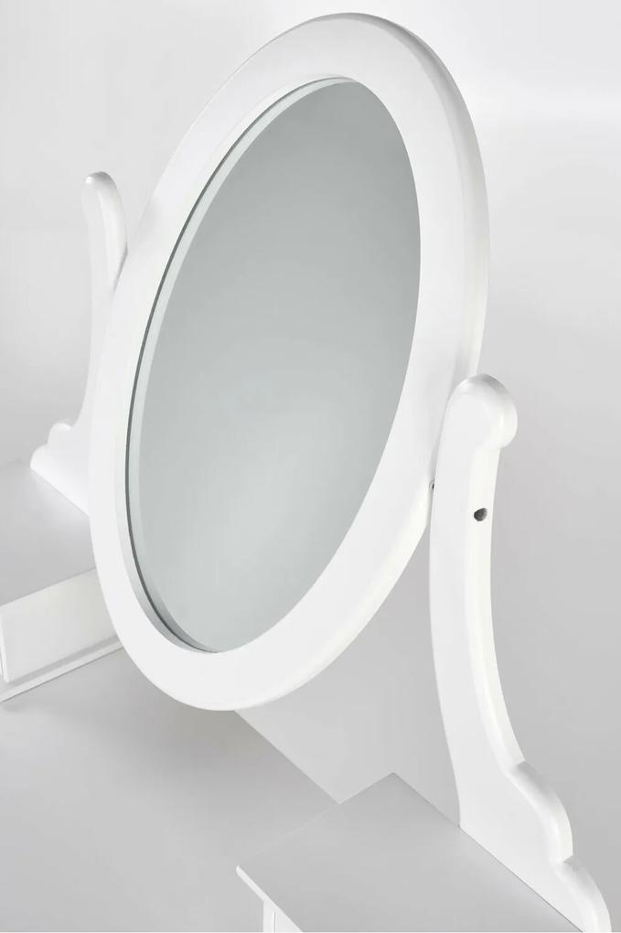 Τουαλέτα Houston 1358, Ματ άσπρο, Καθρέφτης, 130x80x40cm, 22 kg | Epipla1.gr