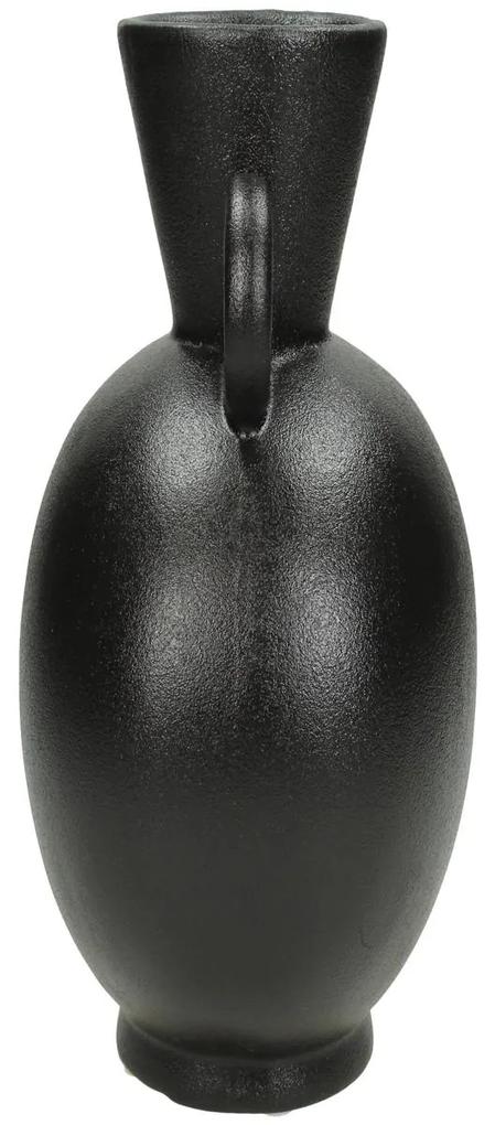 Βάζο Μαύρο Κεραμικό 16.2x13.5x23cm - Κεραμικό - 05152432