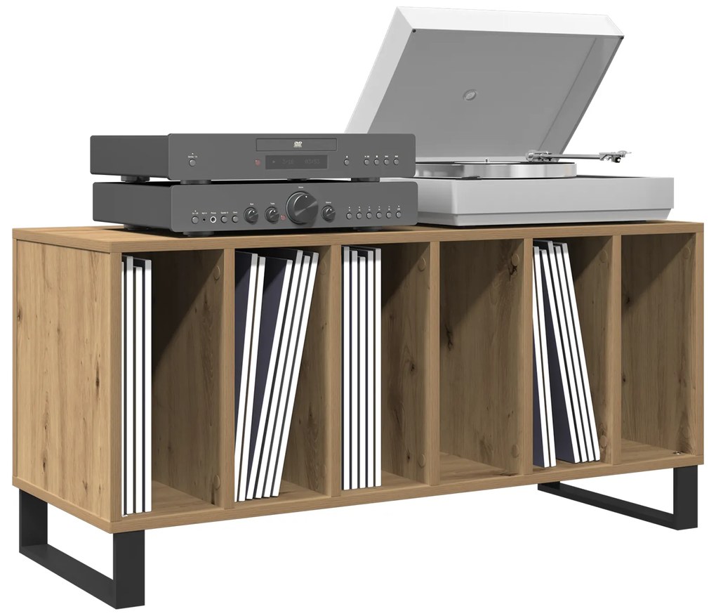 vidaXL Ντουλάπα Δίσκων Artisan Oak 100x38x48 εκ Επεξεργασμένου Ξύλου