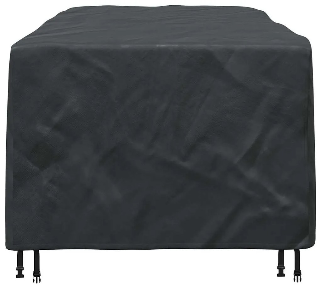 vidaXL Κάλυμμα επίπλων Μονόχρωμο Μαύρο 229 x 113 x 73 cm 210D