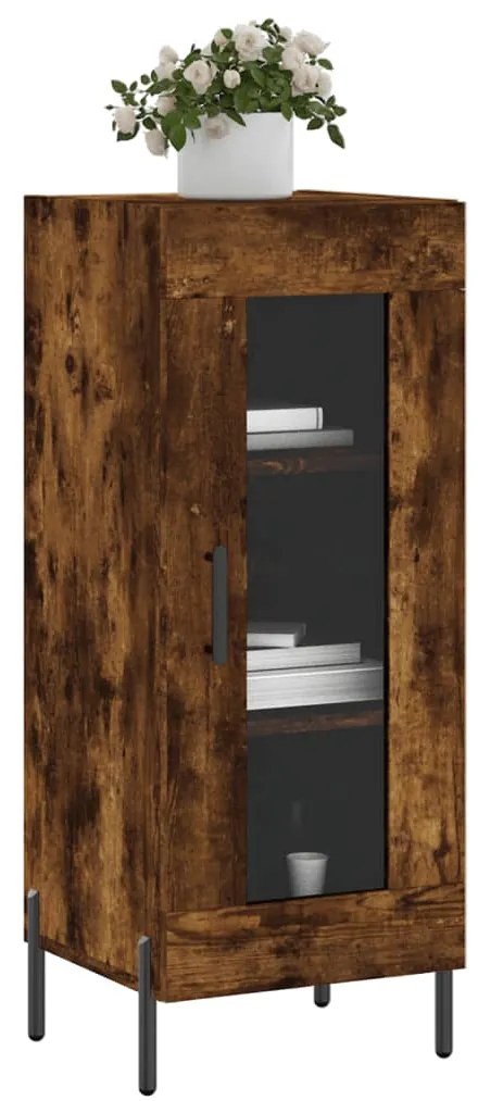 vidaXL Ντουλάπι Καπνιστή Δρυς 34,5 x 34 x 90 εκ. Επεξεργασμένο Ξύλο