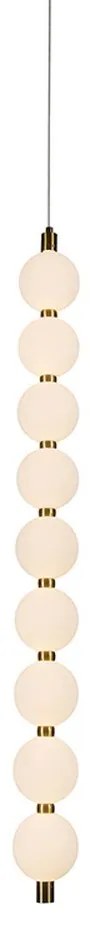 Φωτιστικό Οροφής Κρεμαστό HM238LEDP9 Led 14W 1050lm 3000K Gold Aca