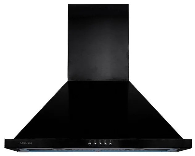 Davoline Kos HPC Απορροφητήρας Καμινάδα 60cm Μαυρός