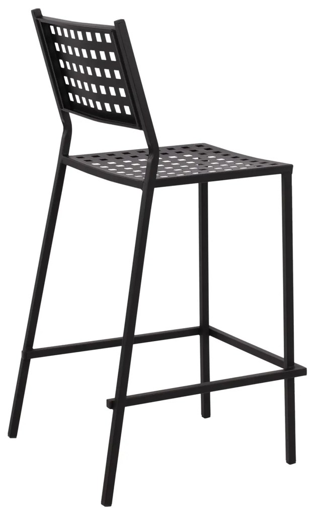 Σκαμπό Μπαρ OLYMPIAS C5528.01 Μαύρο Μεταλλικό 47x58x111 εκ. 47x58x111 εκ.