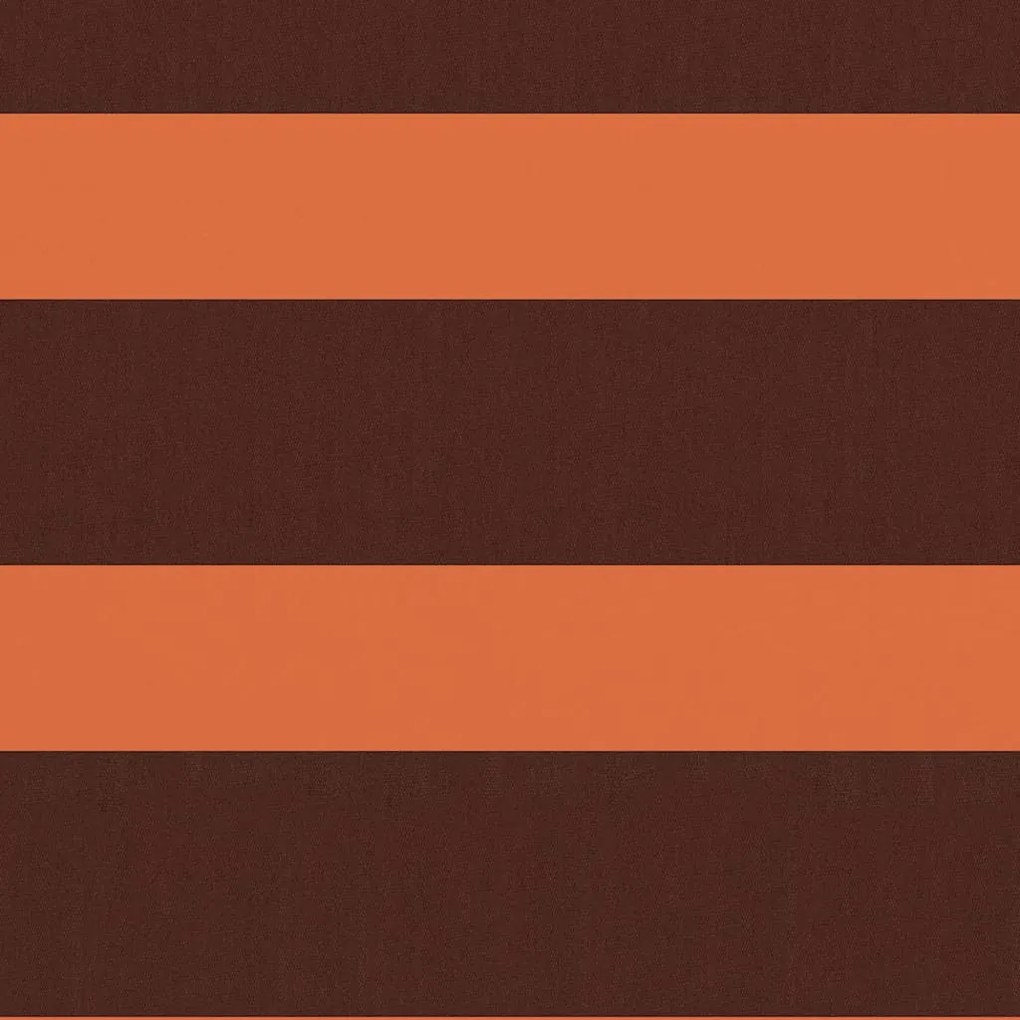 Διαχωριστικό Βεράντας Πορτοκαλί/Καφέ 120x600 εκ. Ύφασμα Oxford