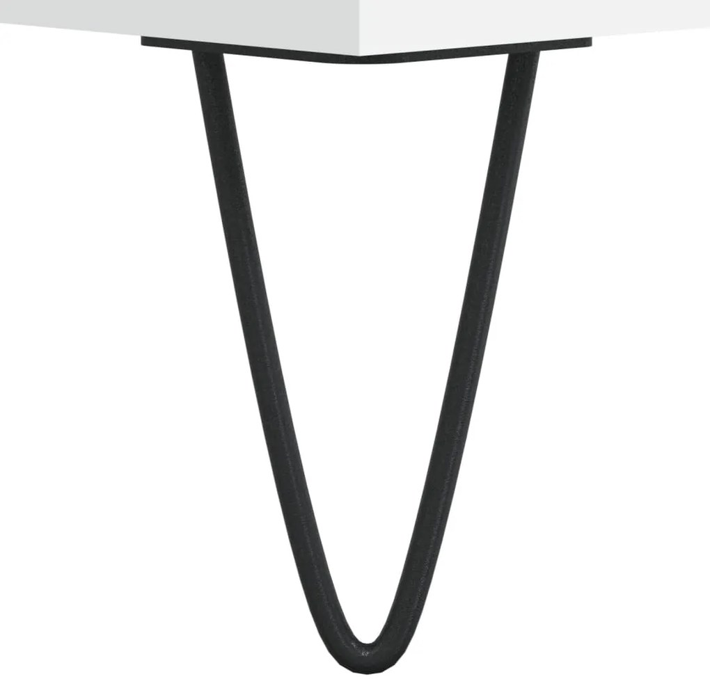 vidaXL Έπιπλο Τηλεόρασης Λευκό 103,5x30x50 εκ. από Επεξεργασμένο Ξύλο