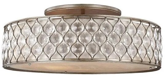 Πλαφονιέρα Φωτιστικό Οροφής 6xE27 60W IP20 Ασημί Lucia FE-LUCIA-6SF-L Elstead Lighting FE-LUCIA-6SF-L Ασημί