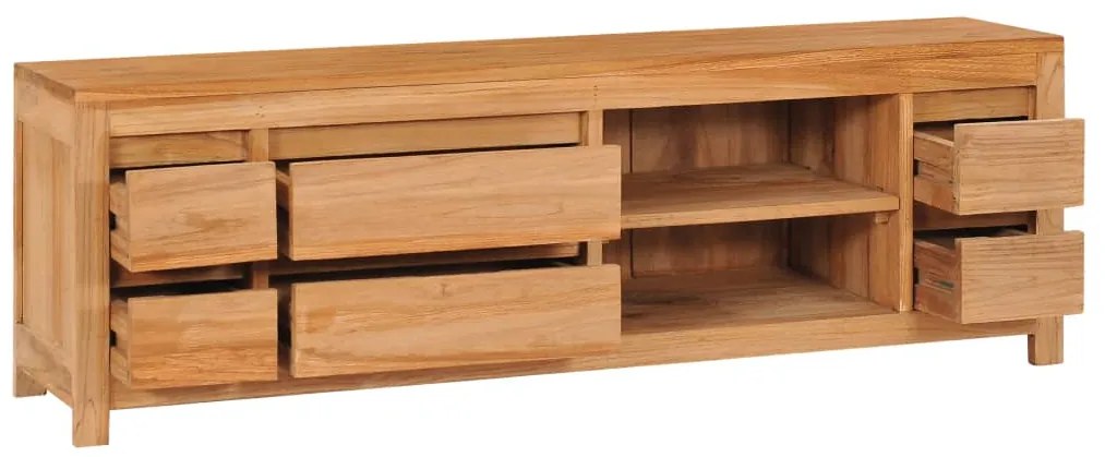 ΈΠΙΠΛΟ ΤΗΛΕΟΡΑΣΗΣ 120 X 30 X 40 ΕΚ. ΑΠΟ ΜΑΣΙΦ ΞΥΛΟ TEAK 288899