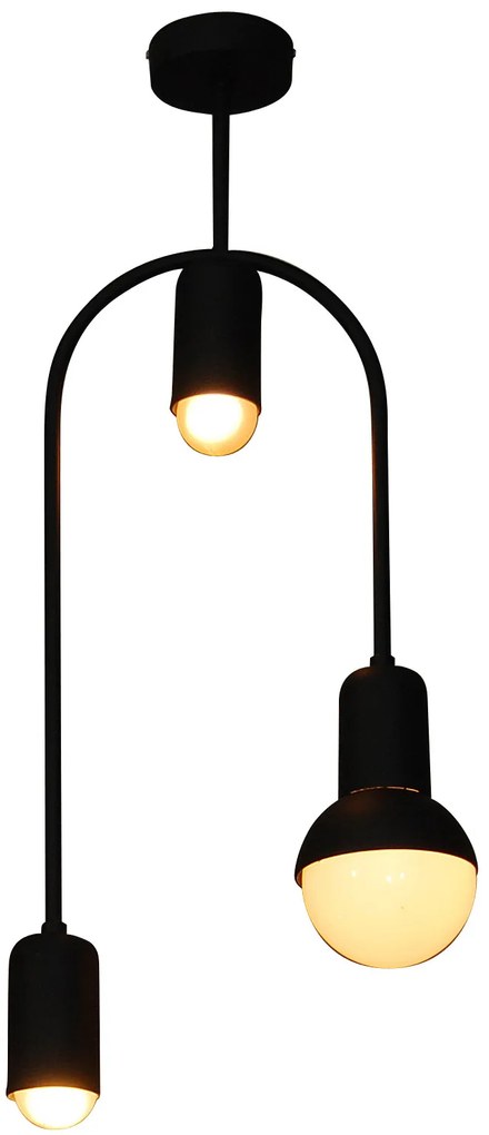 HL-3523-3 CHRISTOPHER BLACK PENDANT