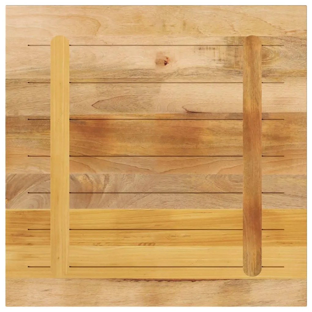 vidaXL Επιτραπέζια επιφάνεια 80x80x3,8 cm τετράγωνο μασίφ ξύλο