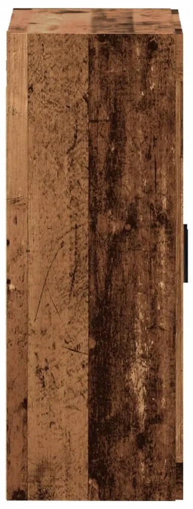 vidaXL Επίτοιχο ντουλάπι Παλιό ξύλο 69,5x34x90 cm