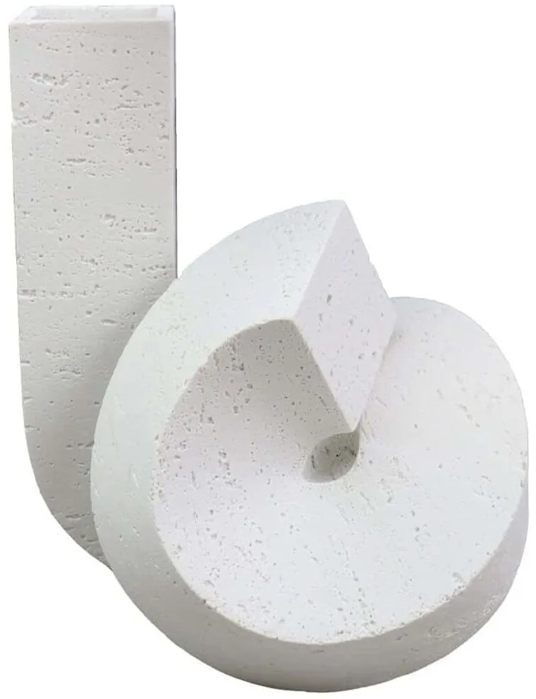 Βάζο Gorm 029653 21x19x25cm White Πολυρεσίνη
