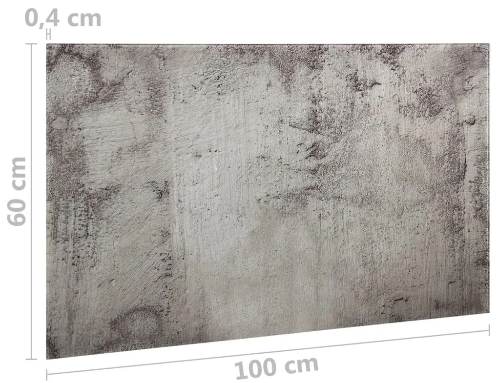 vidaXL Πίνακας Επιτοίχιος Μαγνητικός 100 x 60 εκ. Γυάλινος