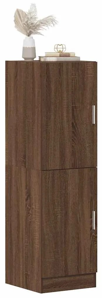 Ντουλάπι Κουζίνας Καφέ δρυς 38x41,5x131,5 εκ. Επεξεργ. Ξύλο - Καφέ