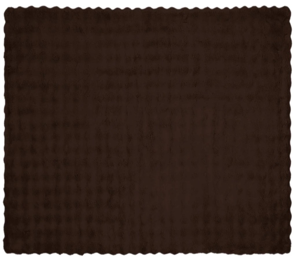 vidaXL Ψεύτικη κουβέρτα από κουνέλι Καμηλοπάρδαλη 240 x 270 εκ.