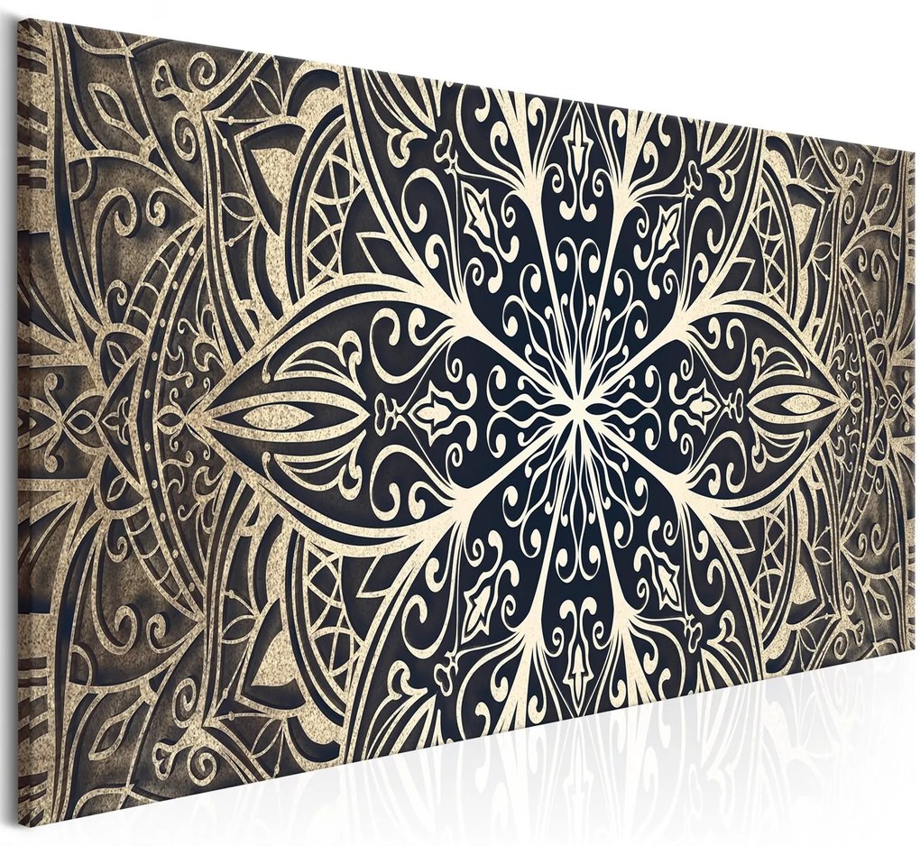 Πίνακας - Feathers (1 Part) Brown Narrow 120x40